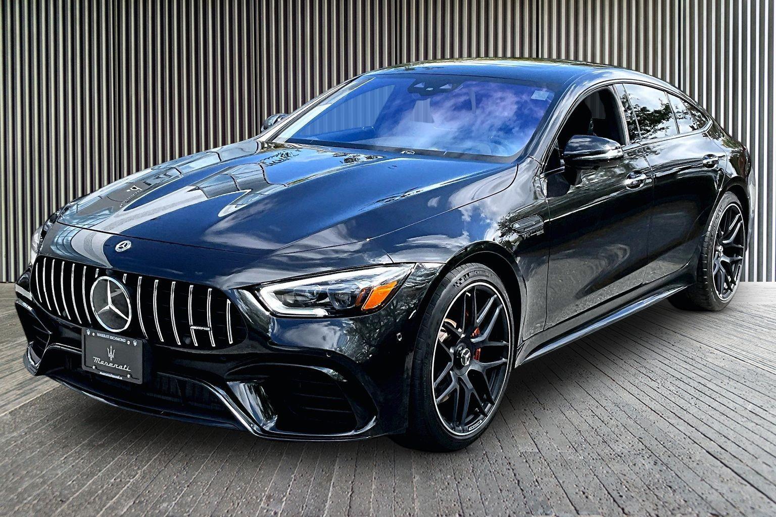 Black 2021 Mercedes-Benz AMG GT Coupe All-Wheel Drive 9-Speed Automatic