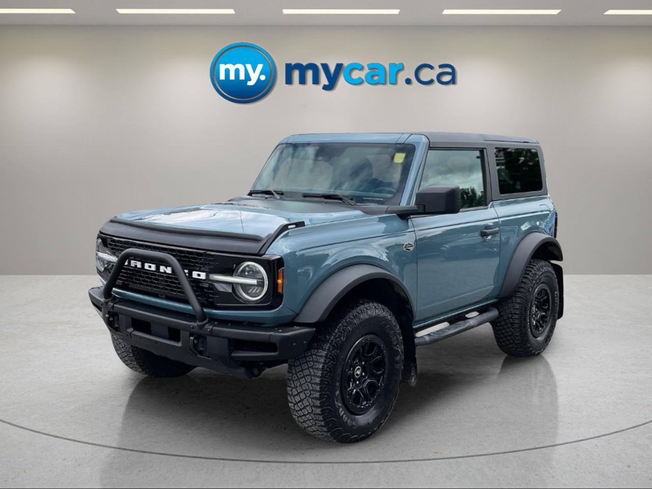 Blue 2022 Ford Bronco SUV / Crossover Four-Wheel Drive Automatic