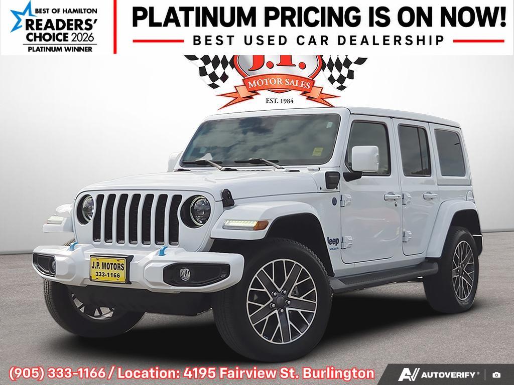 White 2023 Jeep Wrangler 4xe SUV / Crossover Four-Wheel Drive 8-Speed Automatic