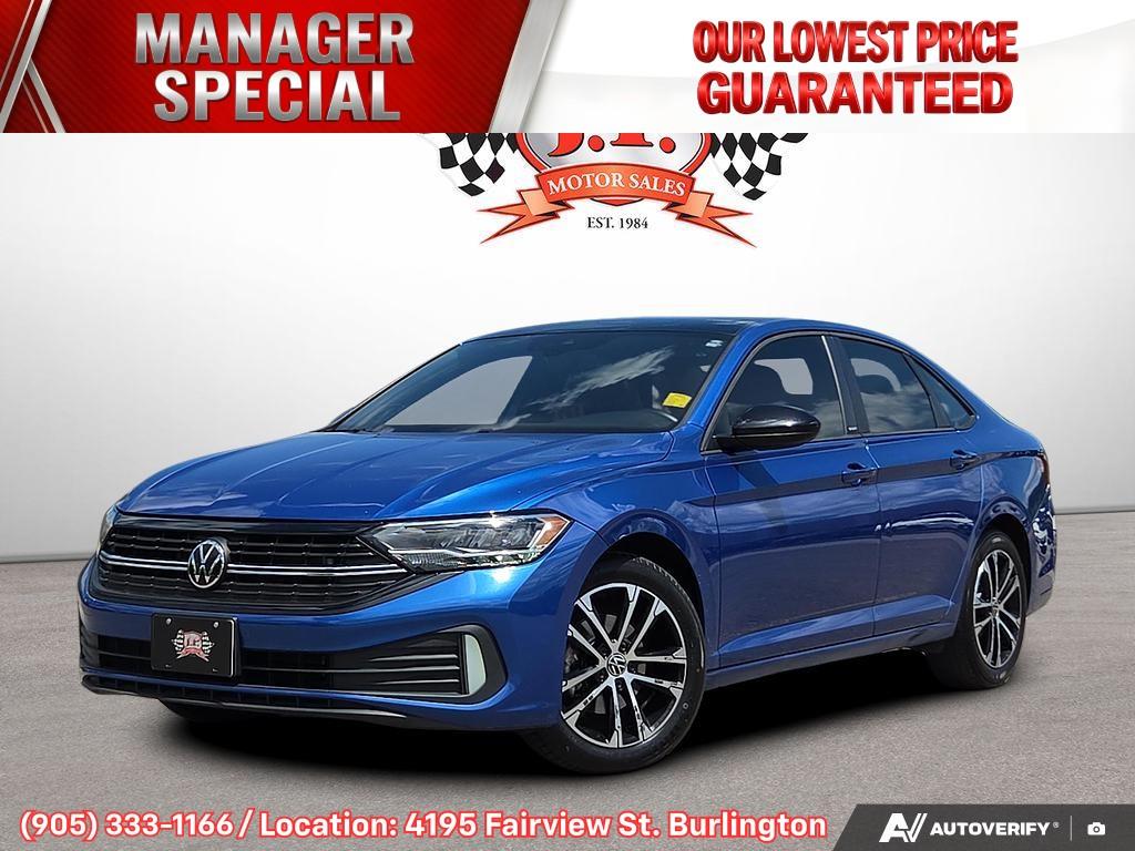 Blue 2024 Volkswagen Jetta Sedan 8-Speed Automatic
