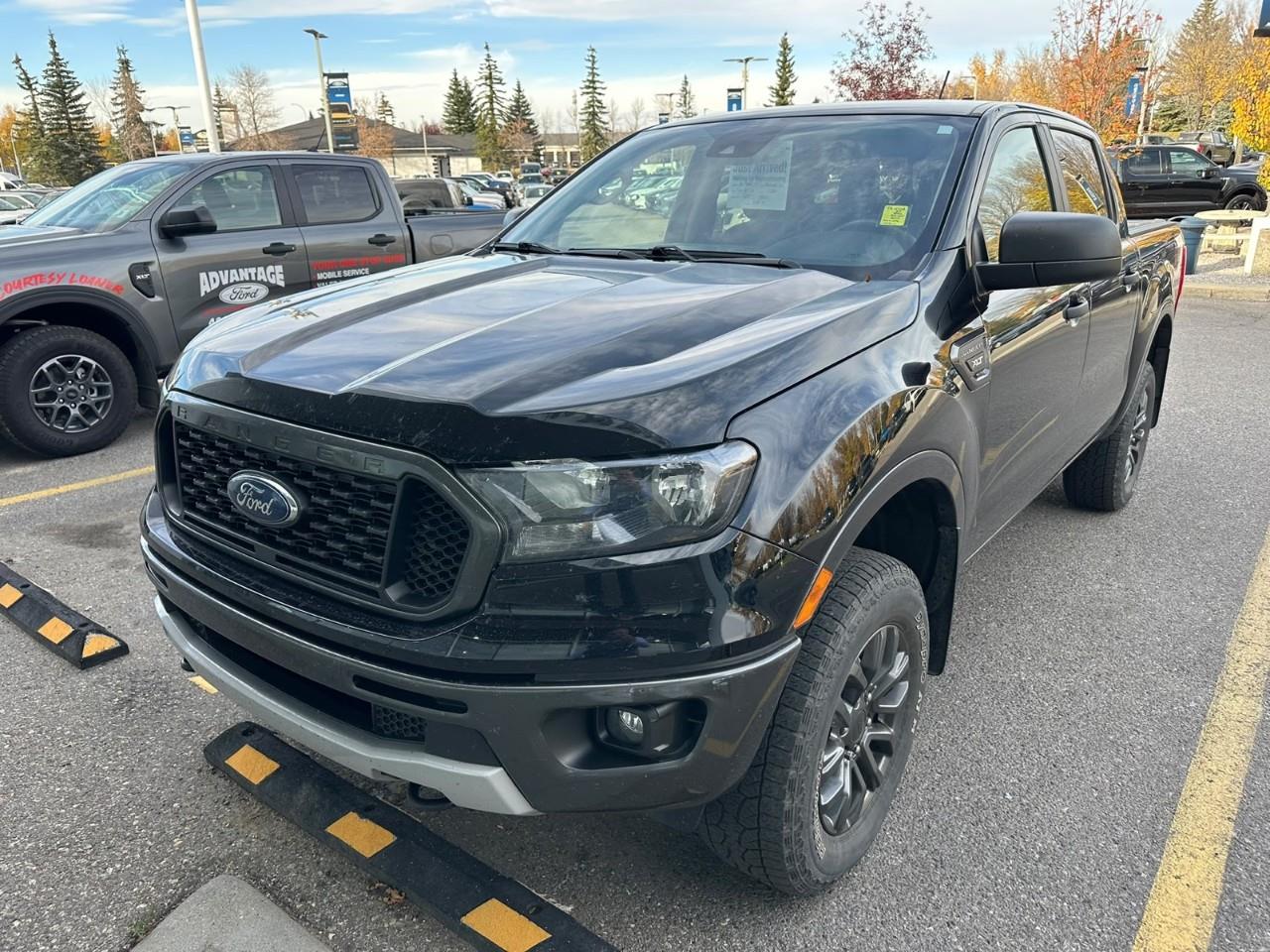 Black 2020 Ford Ranger Pickup Truck Four-Wheel Drive Automatic