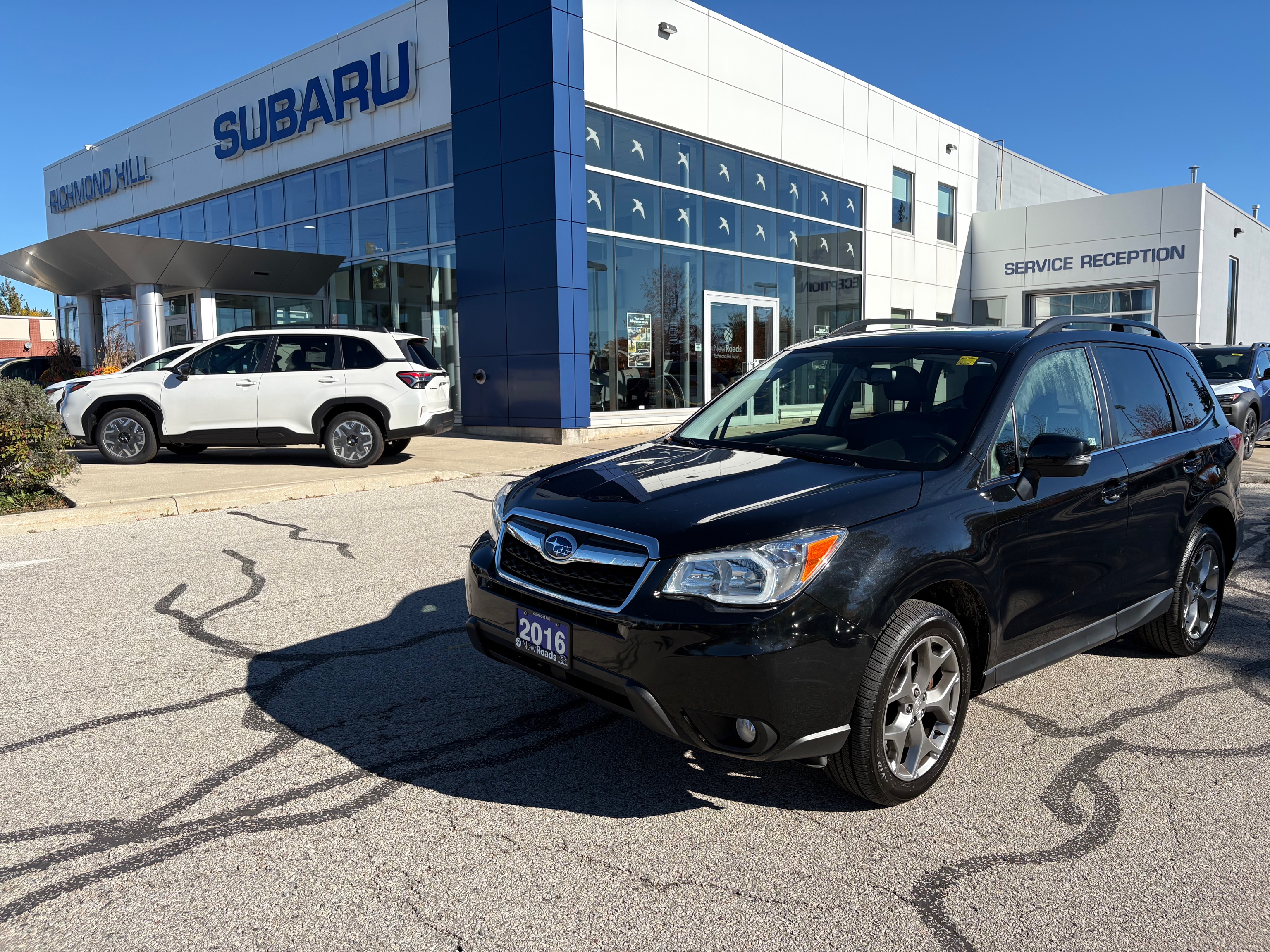 Black 2016 Subaru Forester SUV / Crossover All-Wheel Drive Continuously Variable Transmission