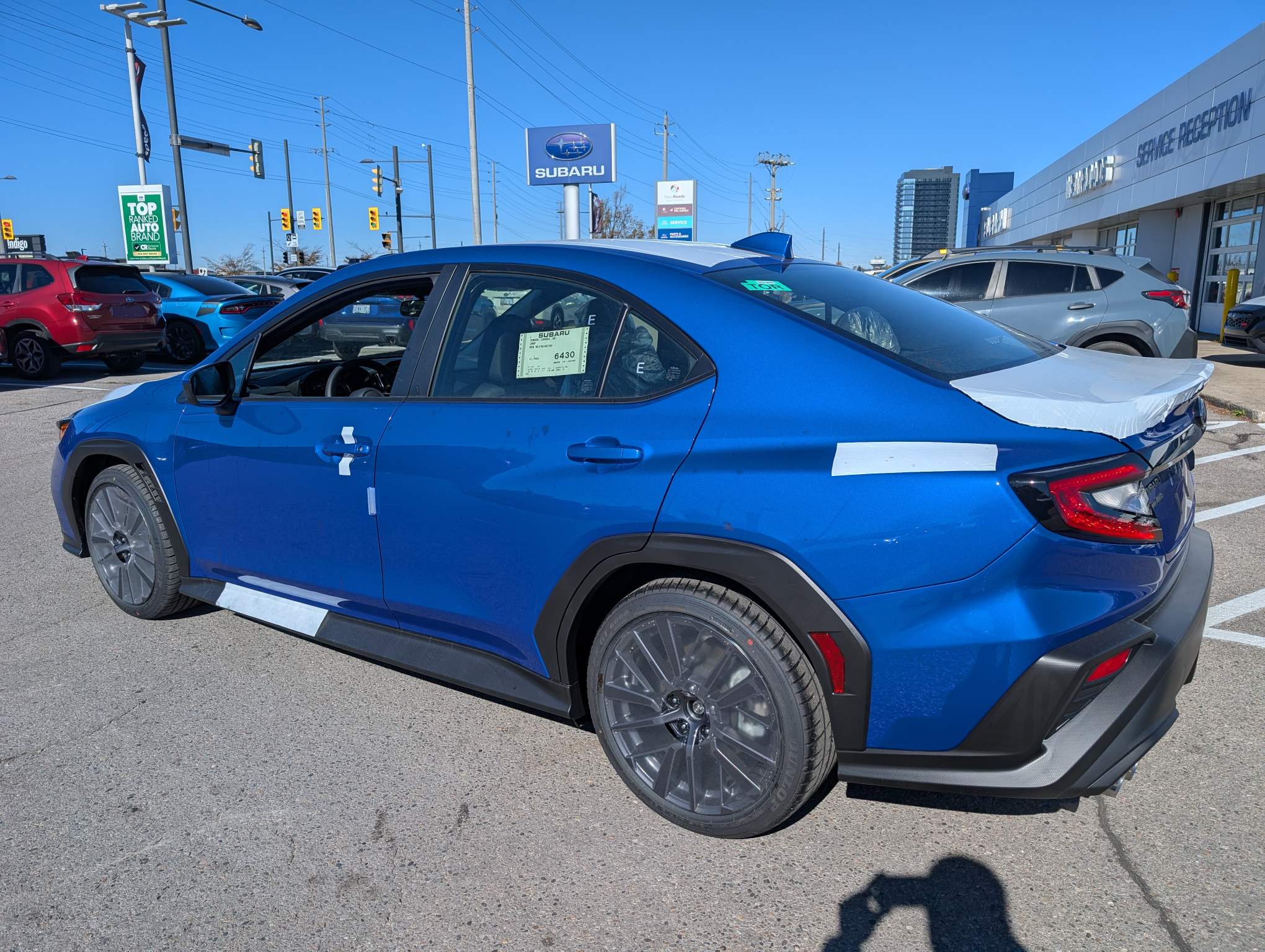 Sport Blue 2026 Subaru WRX Sedan 6-Speed Manual