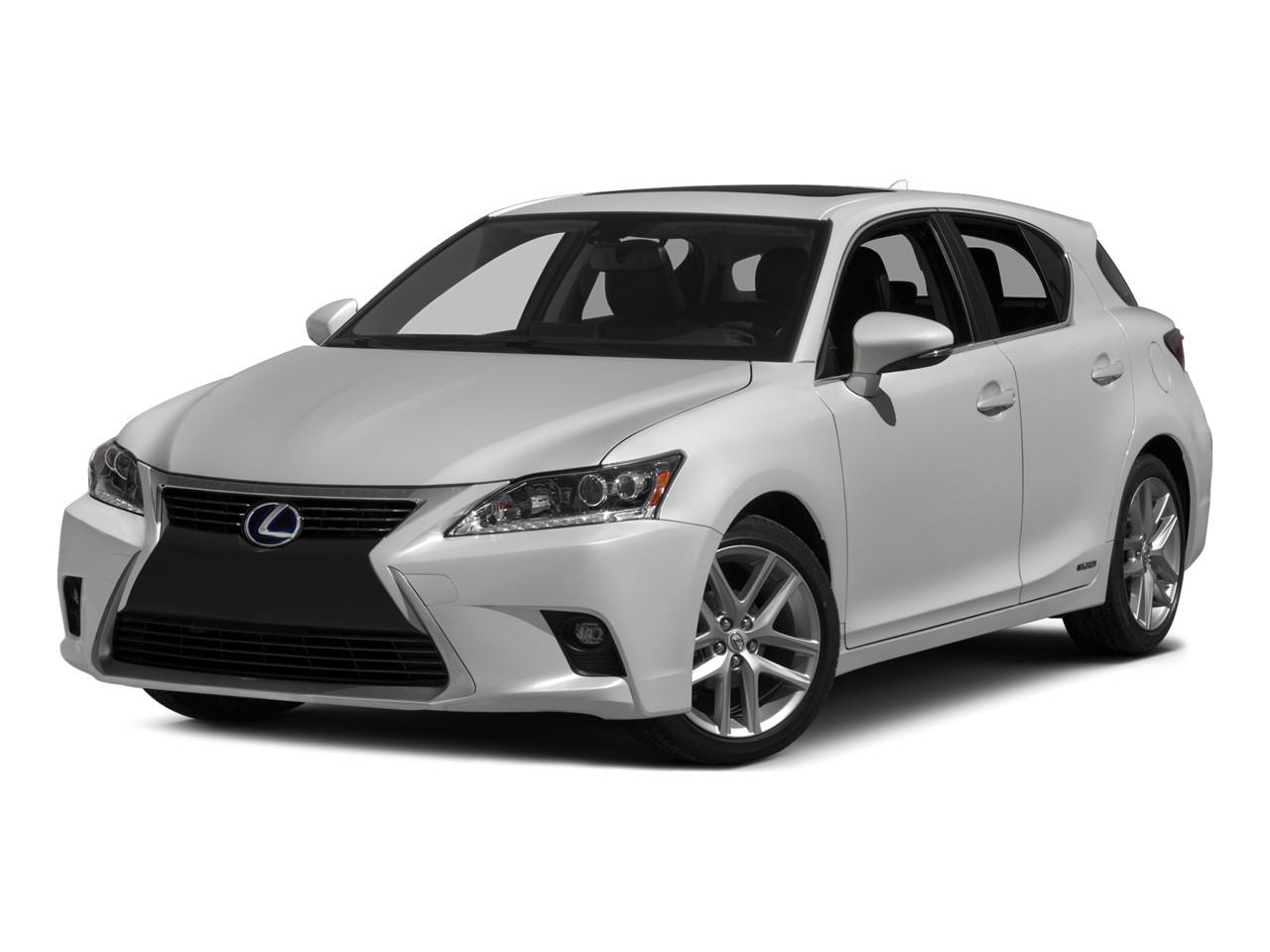 White 2015 Lexus CT Hybrid Wagon Front-Wheel Drive Continuously Variable Transmission