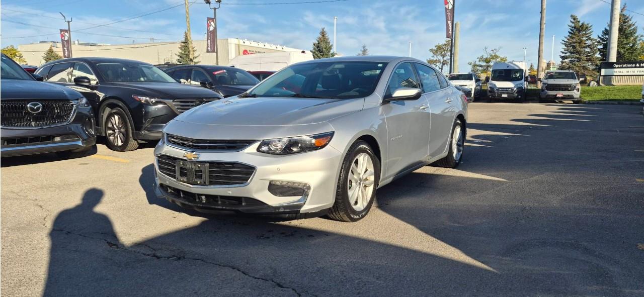 Silver 2017 Chevrolet Malibu Sedan Front-Wheel Drive 6-Speed Automatic
