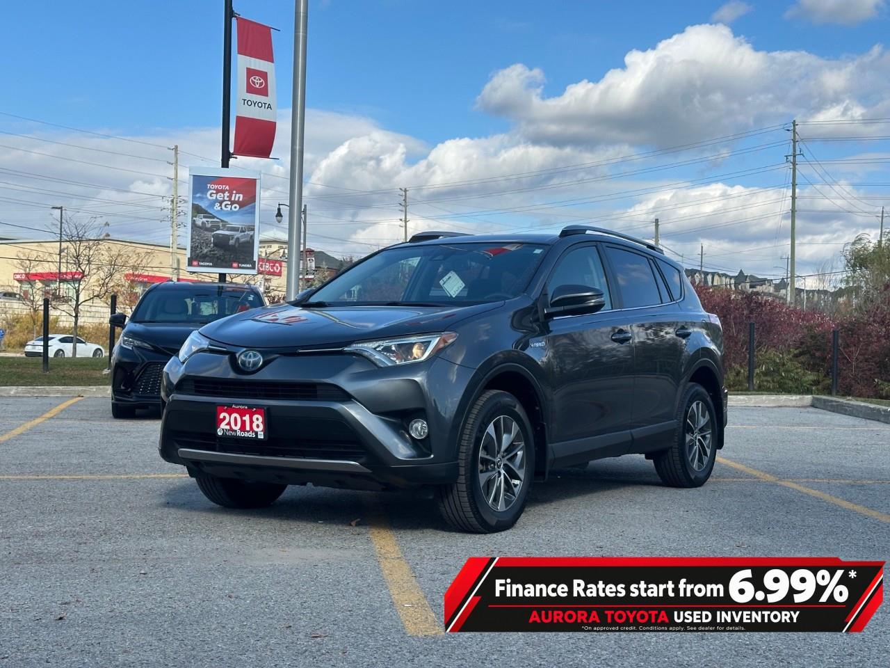 Gray 2018 Toyota RAV4 Hybrid SUV / Crossover All-Wheel Drive Continuously Variable Transmission