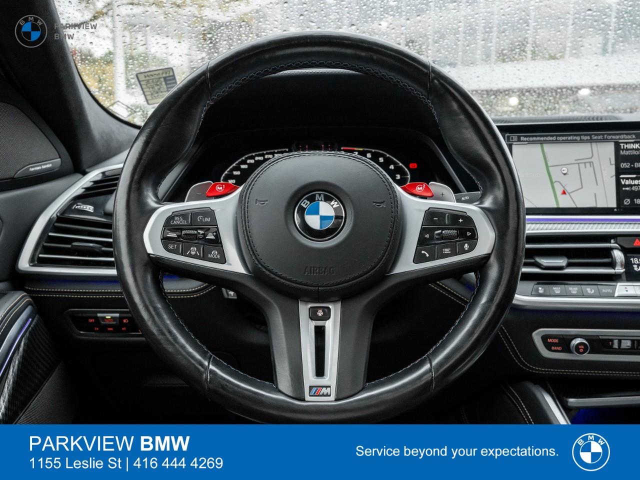 used 2023 BMW X6 M car, priced at $110,977