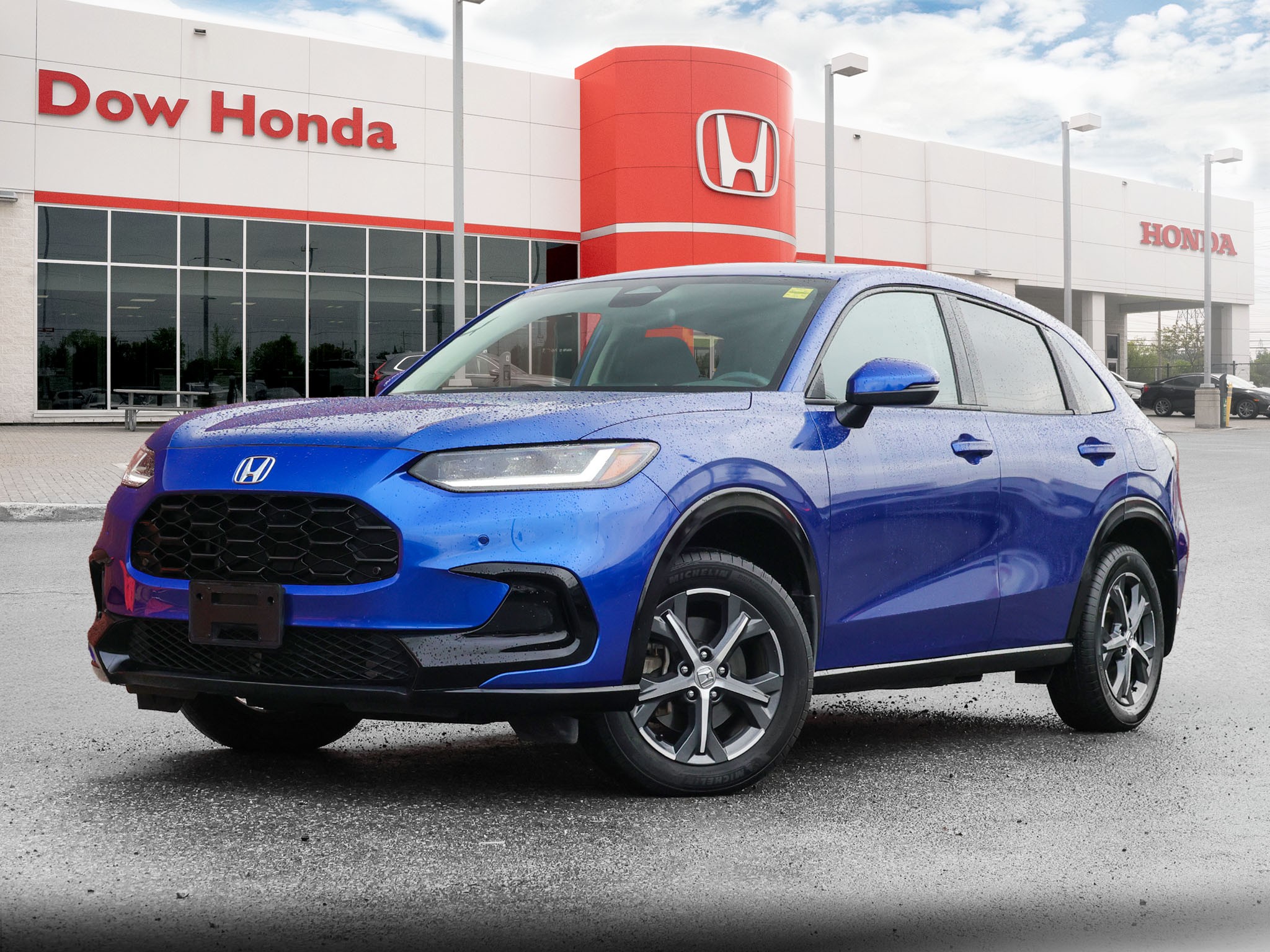 Blue 2024 Honda HR-V SUV / Crossover Continuously Variable Transmission