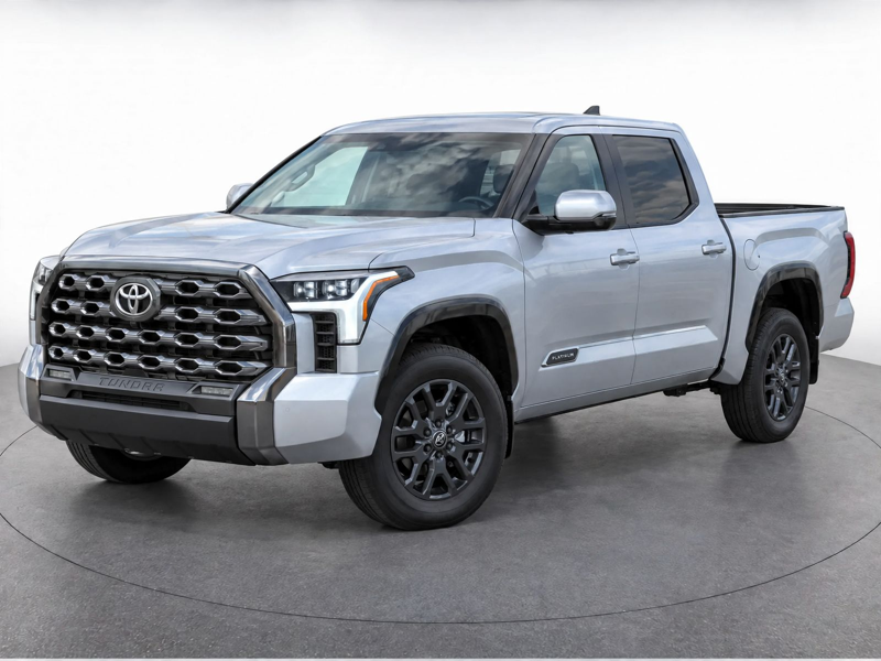 Silver 2026 Toyota Tundra Pickup Truck Four-Wheel Drive Automatic