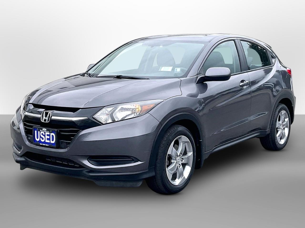 Gray 2018 Honda HR-V SUV / Crossover Front-Wheel Drive Automatic