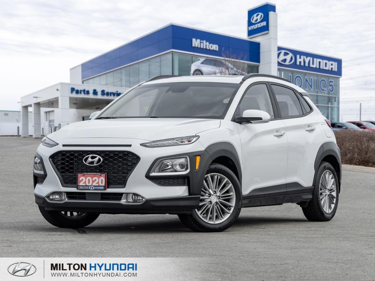 White 2020 Hyundai Kona SUV / Crossover  6-Speed Automatic