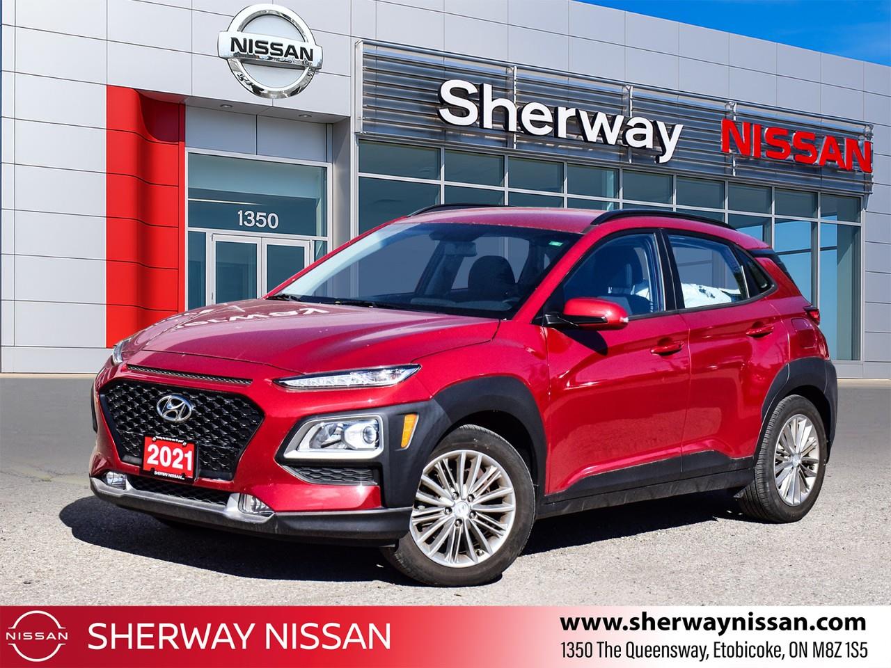 Red (Maroon) 2021 Hyundai Kona SUV / Crossover 6-Speed Automatic