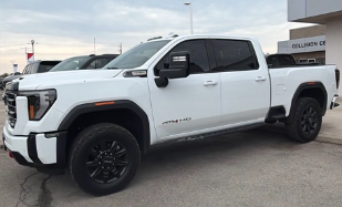 Gray 2025 GMC Sierra 3500HD Pickup Truck Four-Wheel Drive Automatic