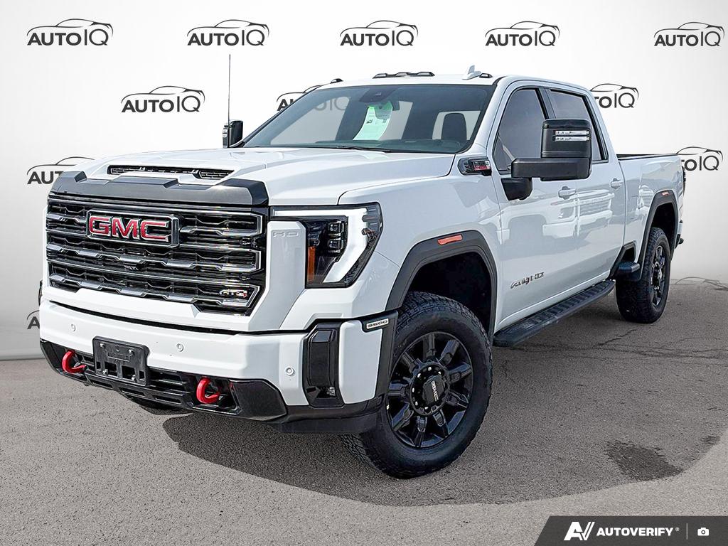 White 2025 GMC Sierra 3500HD Pickup Truck Four-Wheel Drive Automatic