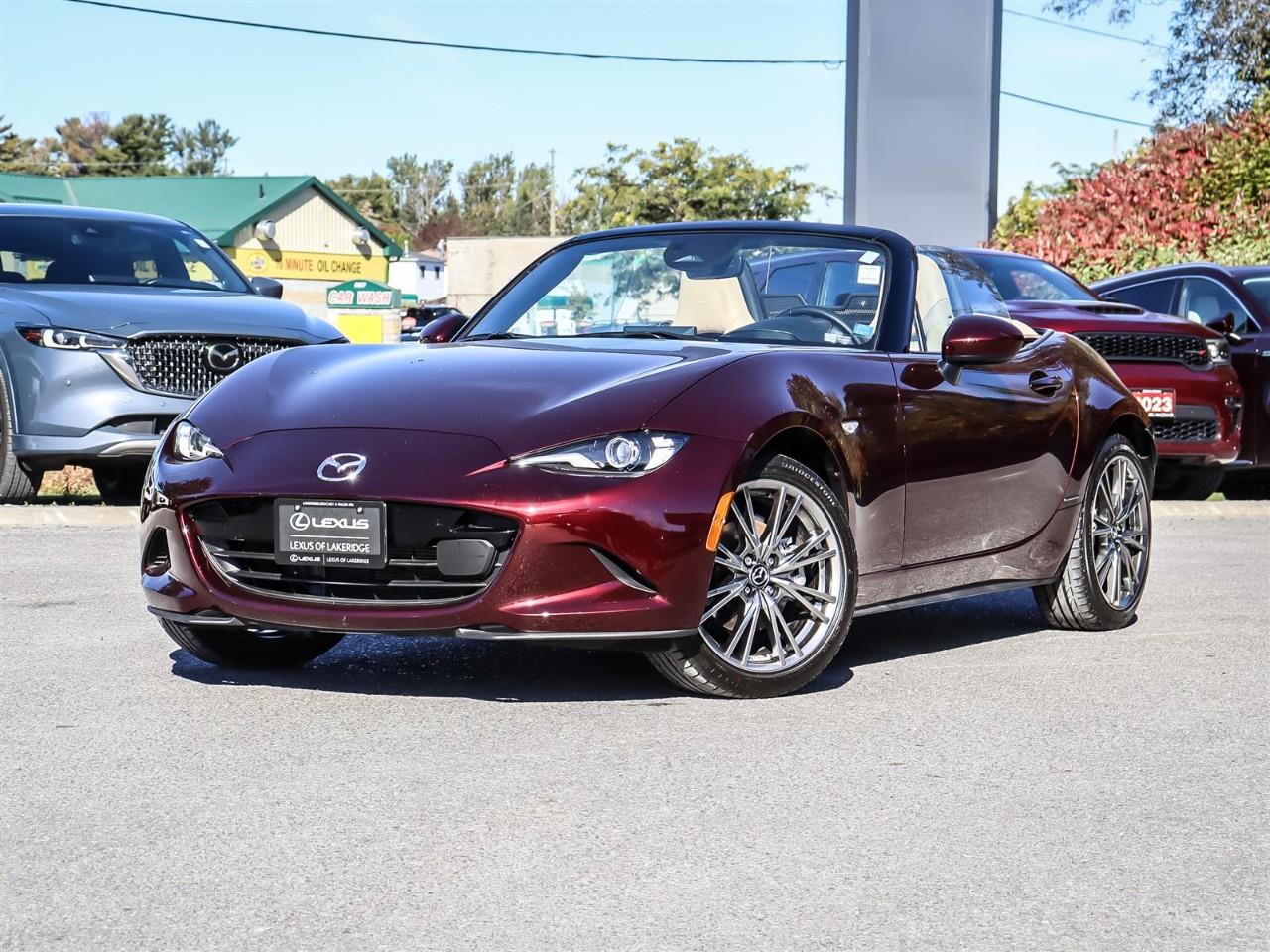 Red 2025 Mazda MX-5 Miata Convertible Rear-Wheel Drive 6-Speed Manual