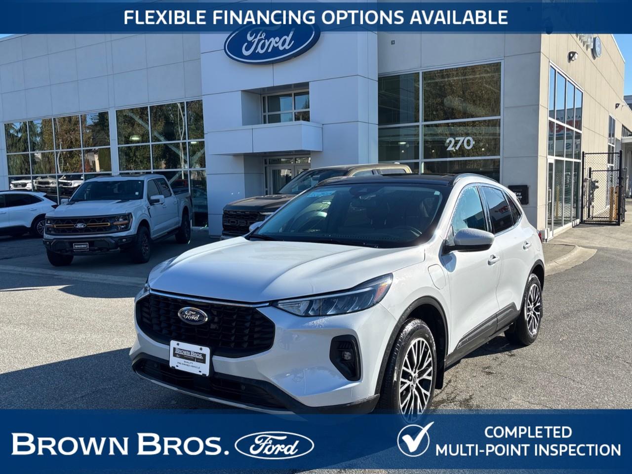 Silver 2025 Ford Escape Hybrid Plug-in SUV / Crossover Front-Wheel Drive Continuously Variable Transmission