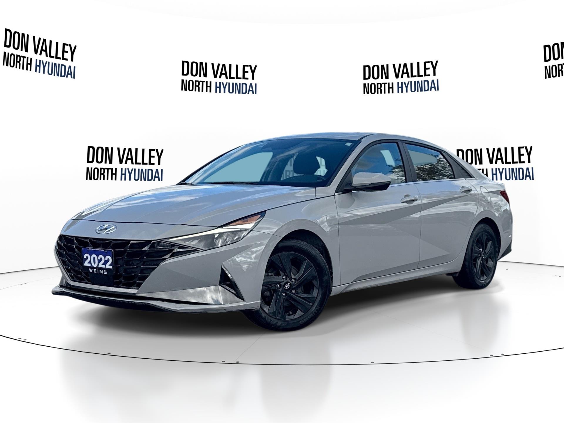 Gray 2022 Hyundai Elantra Hybrid Sedan 6-Speed Automatic