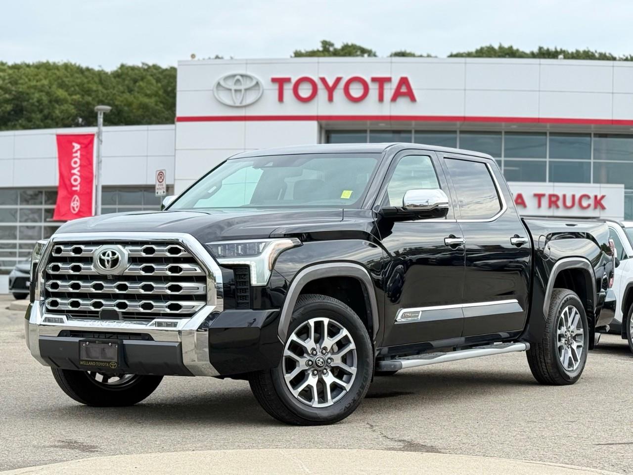 Black 2025 Toyota Tundra Pickup Truck Four-Wheel Drive Automatic