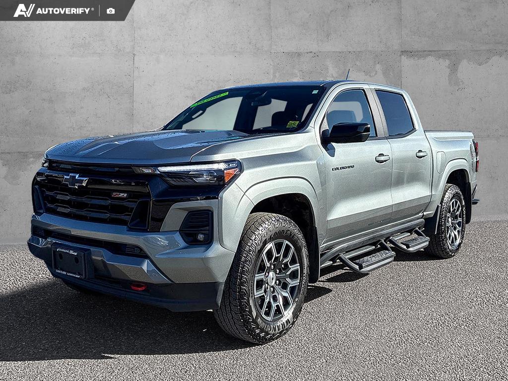 Silver 2023 Chevrolet Colorado Pickup Truck Four-Wheel Drive 8-Speed Automatic