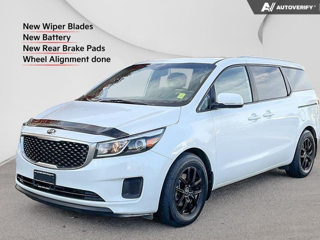 White 2017 Kia Sedona Minivan Front-Wheel Drive 6-Speed Automatic