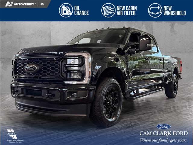 Black 2026 Ford F-350 Super Duty Pickup Truck Four-Wheel Drive Automatic
