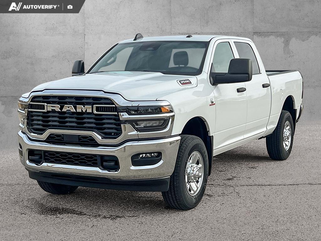 White 2026 RAM 3500 Pickup Truck Four-Wheel Drive 8-Speed Automatic