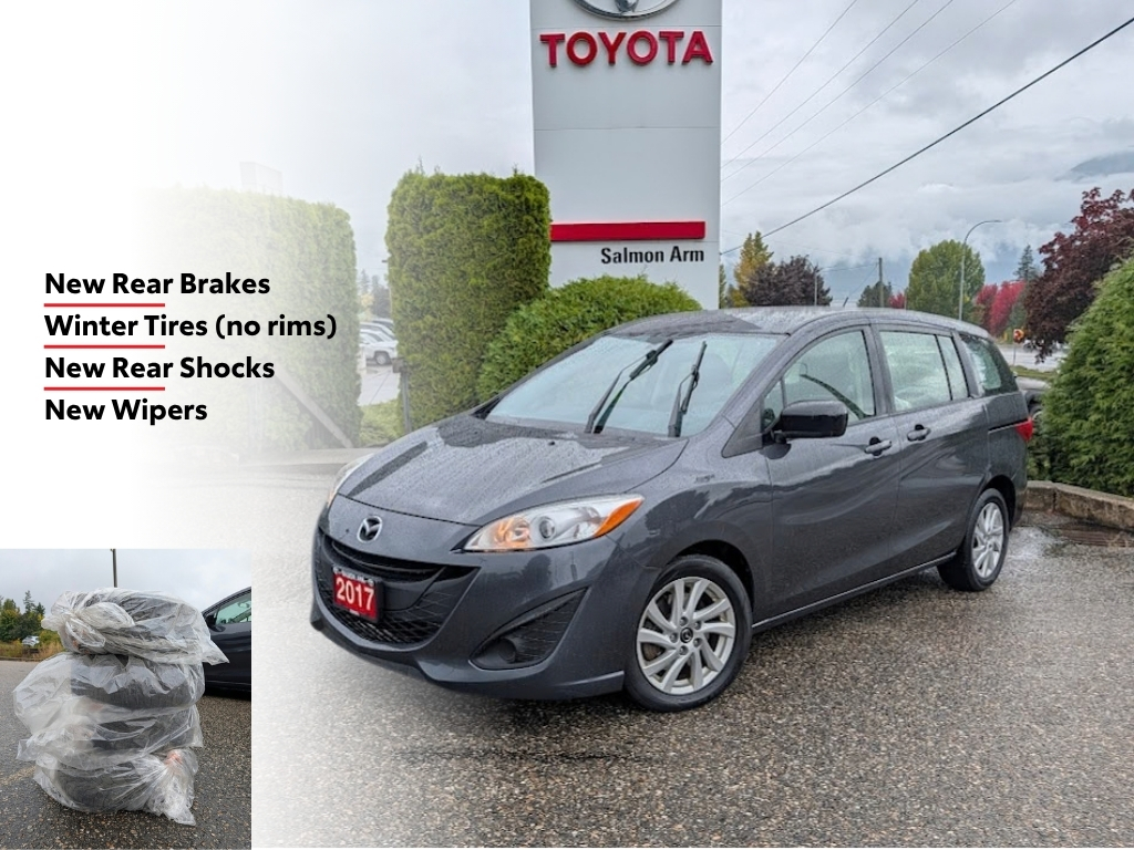 Gray 2017 Mazda MAZDA5 Minivan  5-Speed Automatic