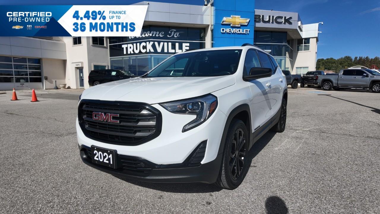 White 2021 GMC Terrain SUV / Crossover Four-Wheel Drive 9-Speed Automatic