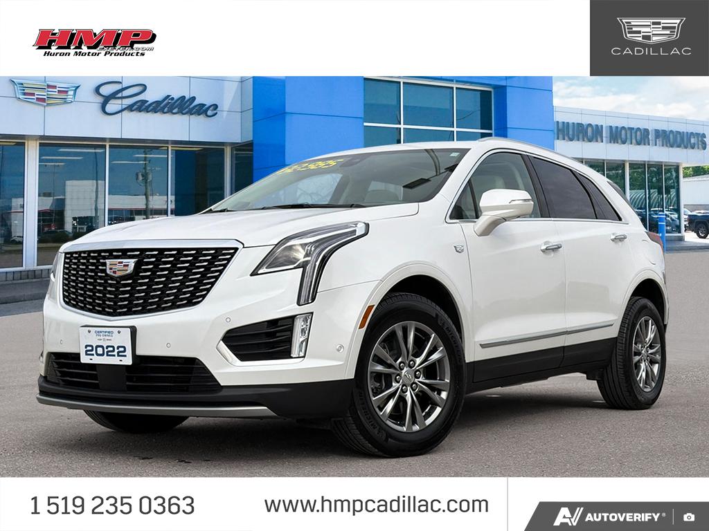 White 2022 Cadillac XT5 SUV / Crossover Four-Wheel Drive 9-Speed Automatic