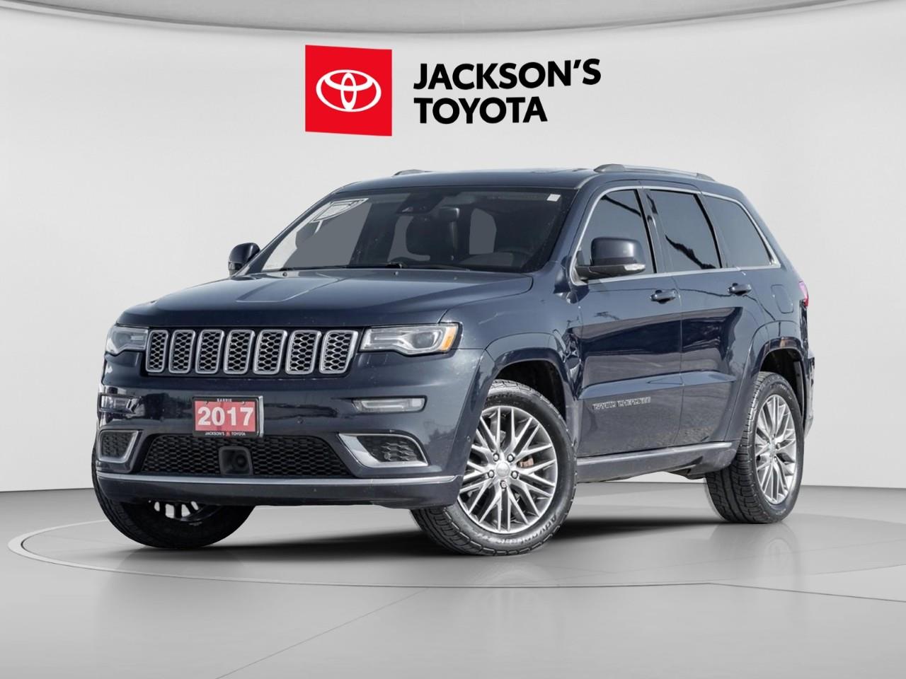 Black 2017 Jeep Grand Cherokee SUV / Crossover Four-Wheel Drive 8-Speed Automatic
