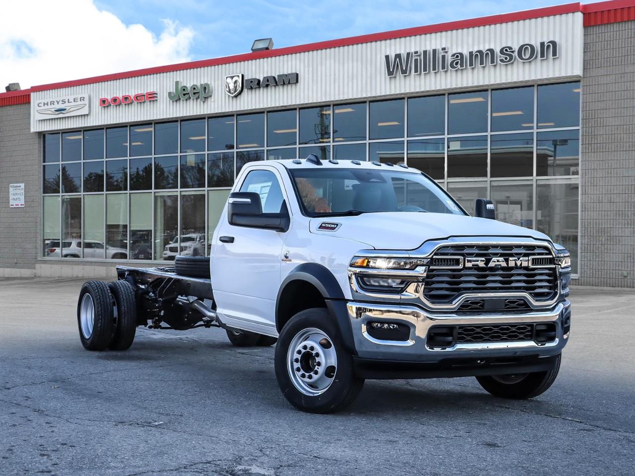 White 2027 RAM 5500 Chassis 8-Speed Automatic