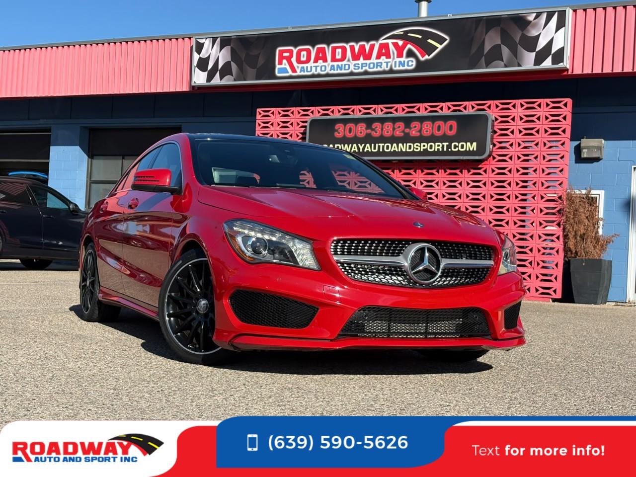 Red 2016 Mercedes-Benz CLA Sedan All-Wheel Drive 7-Speed Automatic