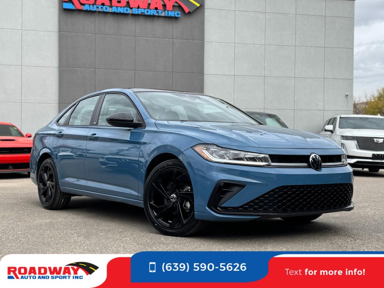 Blue 2025 Volkswagen Jetta Sedan 8-Speed Automatic
