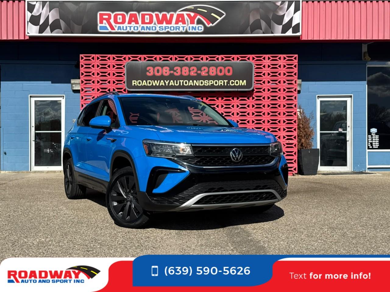 Blue 2024 Volkswagen Taos SUV / Crossover 8-Speed Automatic