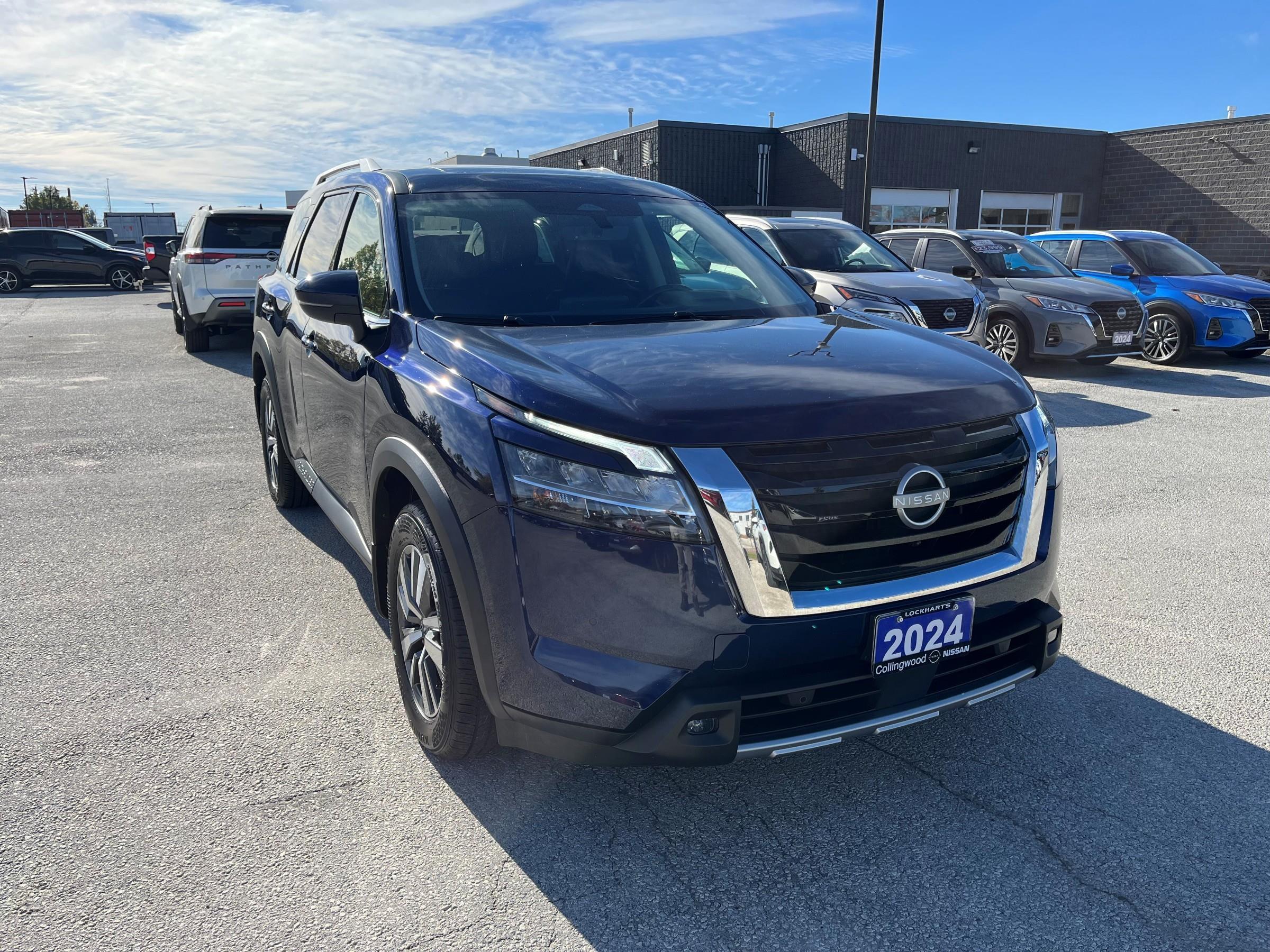 Blue 2024 Nissan Pathfinder SUV / Crossover All-Wheel Drive 9-Speed Automatic