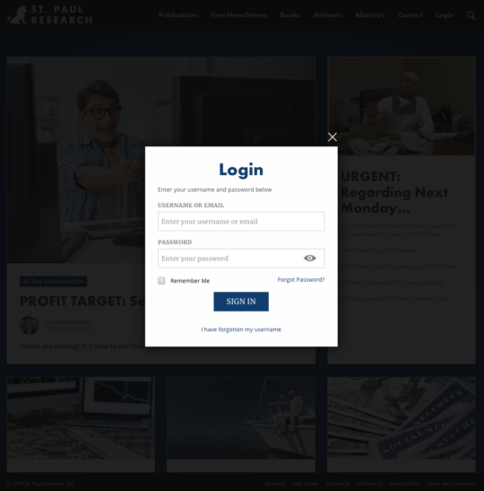 My Account Information Archives St Paul Research
