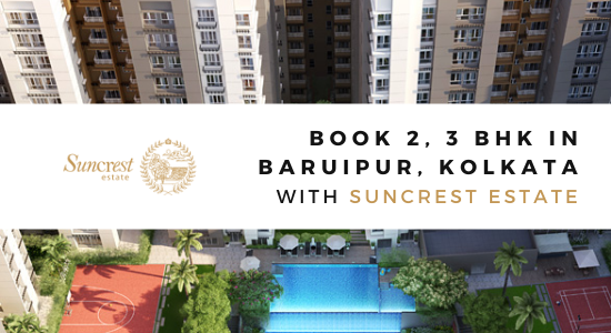 Book 2, 3 BHK in Baruipur, Kolkata with Suncrest Estate