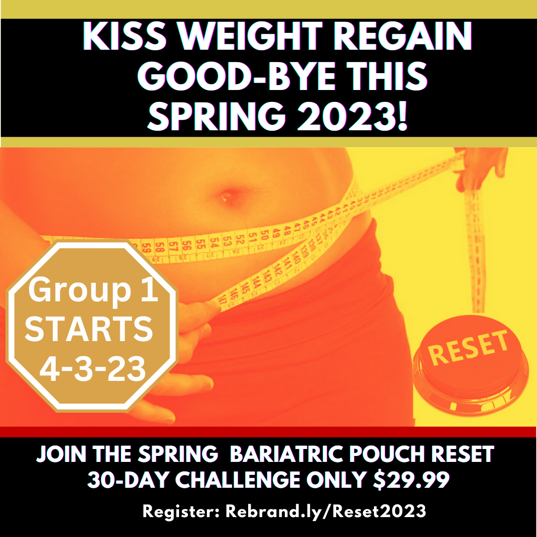 30 Day Bariatric Pouch Reset Challenge