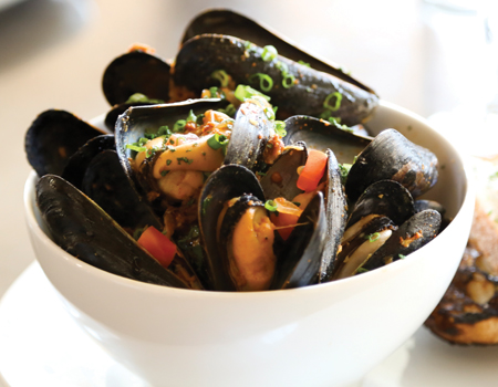 P E I Mussels With Chorizo Orange Habanero Broth San Antonio
