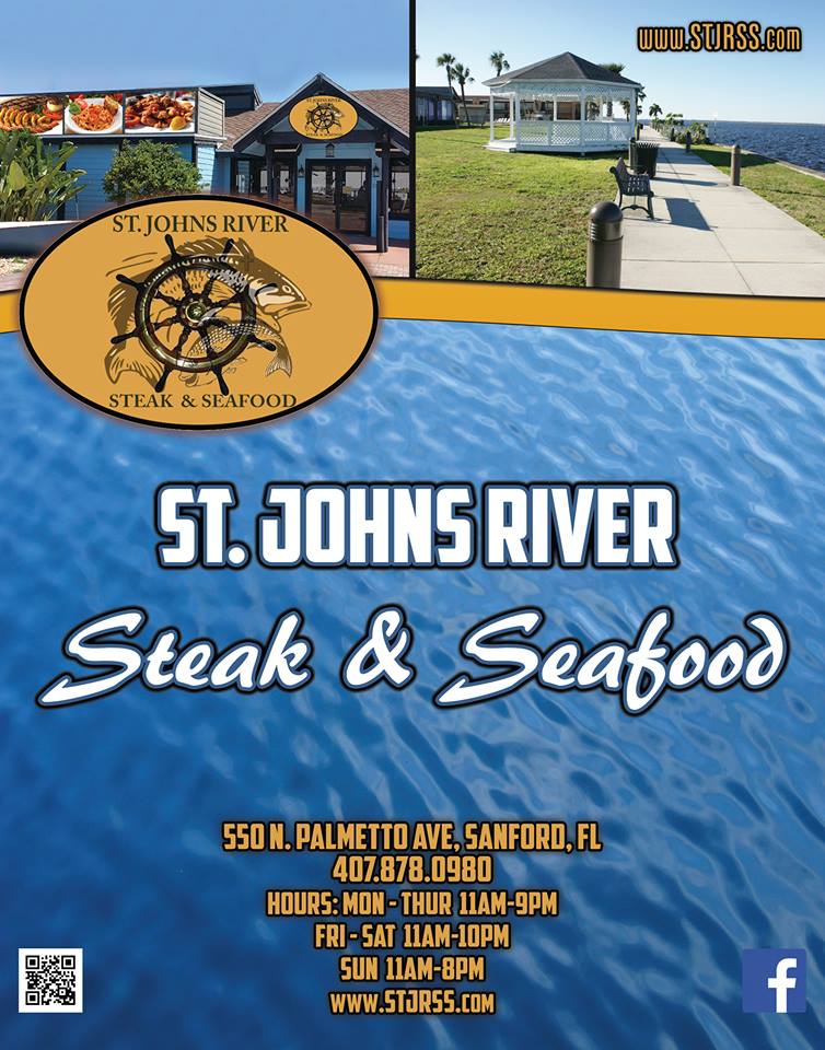st. johns river steak and seafood logo Sanford 365