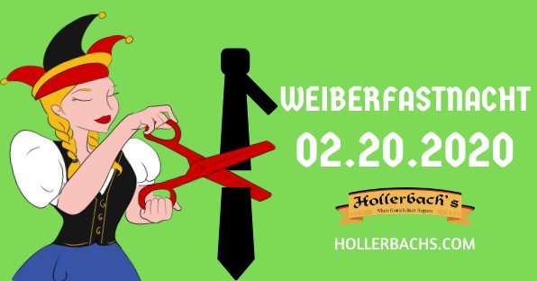 Weiberfastnacht Fasching Karneval 2020 At Hollerbach S Sanford 365
