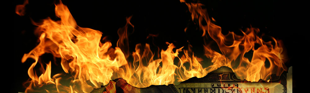 burning money