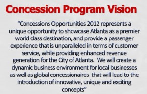 Concession Program Vision, January 2011 Concession Program Vision, January 2011