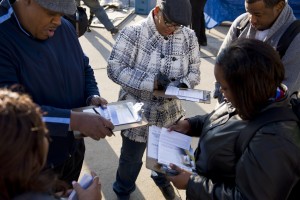 A petition drive to oppose an effort in the Legislature to reorganize MARTA netted about 1,000 signatures, organizers said. Credit: Rory Gordon
