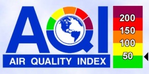 Metro Atlanta's air quality is related to tailpipe exhaust, which commuters can address through their decisions on how to travel around the region. On Monday, the air quality was on the border between "good" and "unhealthy for sensitive groups." Credit: Georgia Department of Natural Resources
