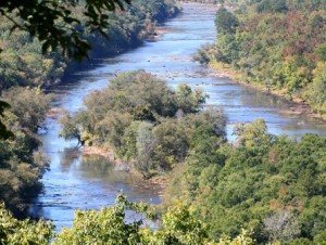 The Flint River begins in Hapeville and winds its way toward a junction in south Georgia with the Chattahoochee River. Credit: sherpaguides.com
