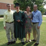 Photo of Ryan Boyle's graduation from Blessed Trinity High School in Roswell.