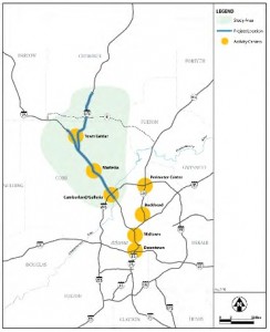 Georgia's managed lane project will extend from near I-285 into northern Cobb and Cherokee counties. Credit: GDOT