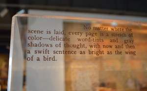 Harris prose. A sample of Harris prose.