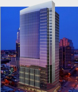 The Colorado Tower, in Austin, is the only office project Cousins Properties is developing. Credit: coloradotower.com